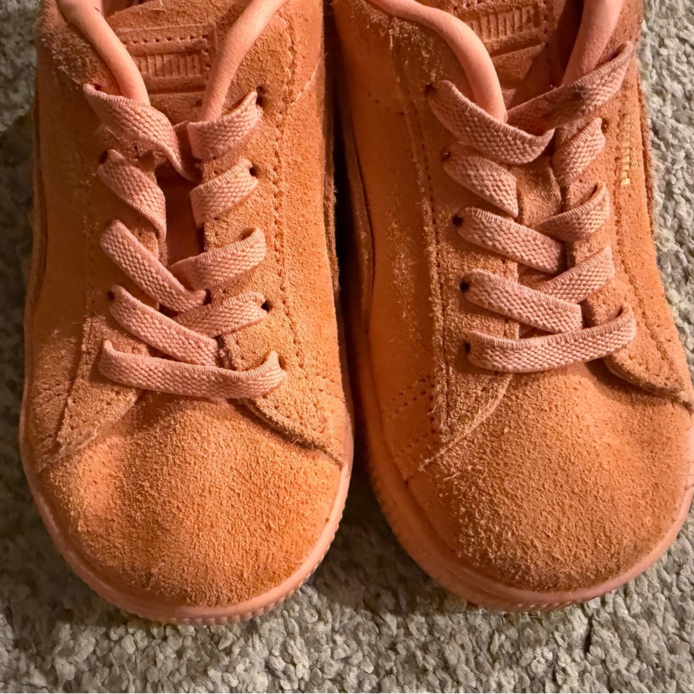Puma Kids Sneakers - Coral Suede - Picture 7 of 13